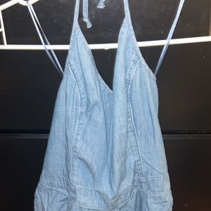Denim Romper